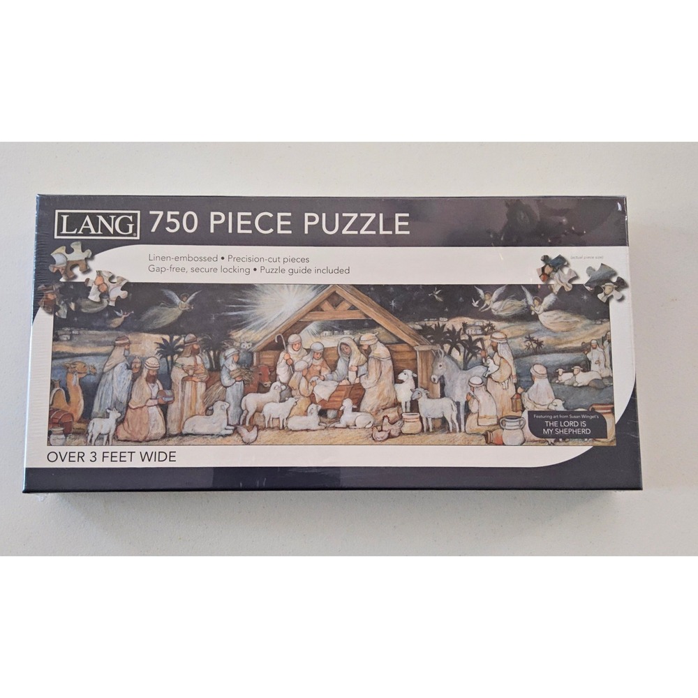 LANG 750 Piece Nativity Puzzle Christmas Religious‎ The Lord Is My Shepherd New